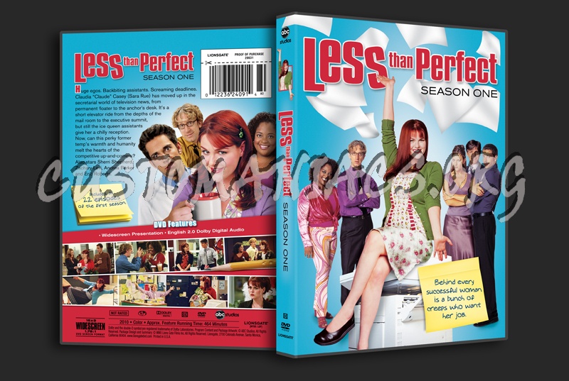 Less than Perfect Season 1 dvd cover