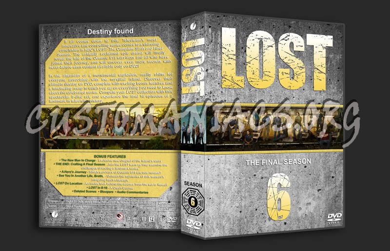 LOST - Season 1-6 dvd cover