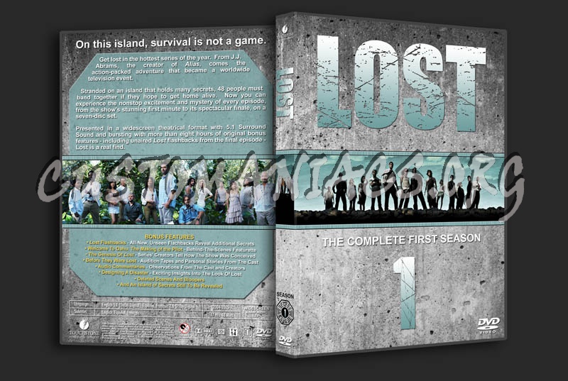 LOST Season 1 6 dvd cover DVD Covers Labels by Customaniacs id 114751 free download highres dvd cover
