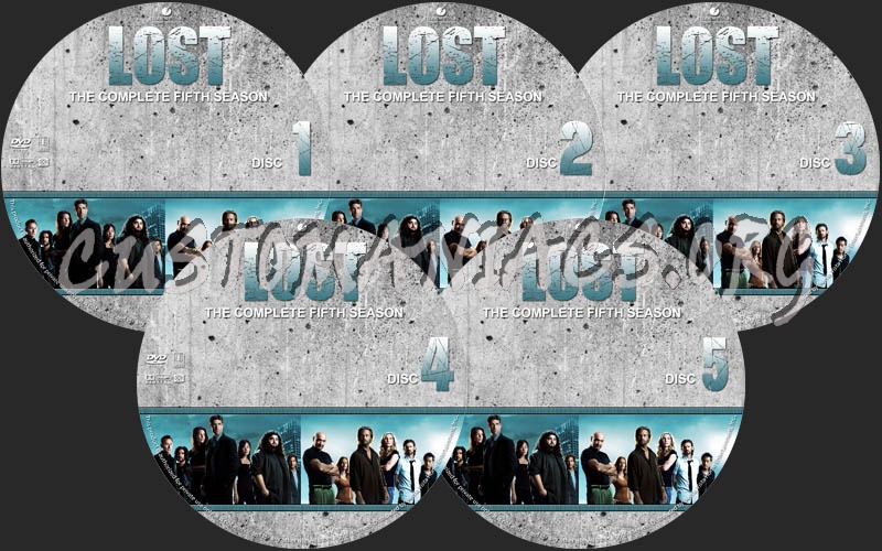 LOST - Season 5 dvd label