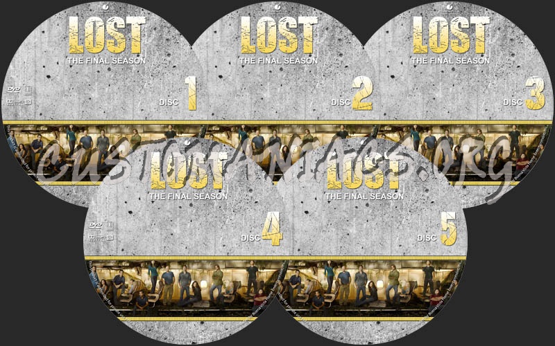 LOST - Season 6 dvd label