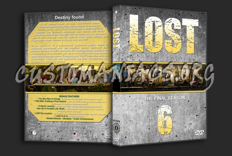 LOST - Season 1-6 dvd cover