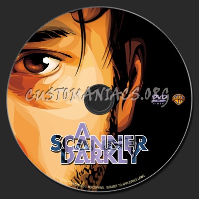 A Scanner Darkly dvd label