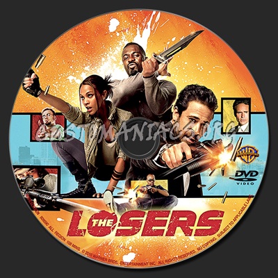 The Losers dvd label