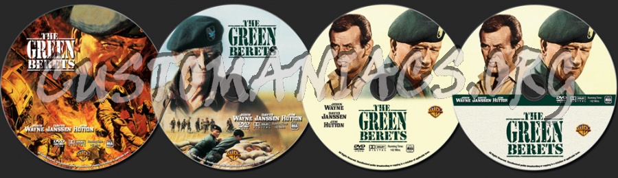 The Green Berets dvd label