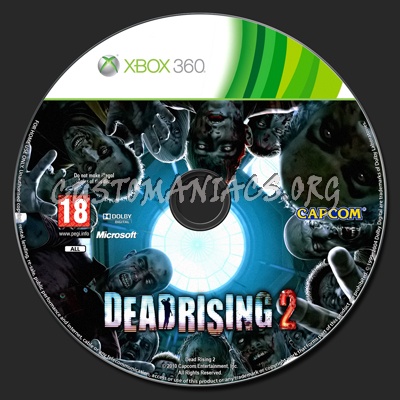 Dead Rising 2 dvd label