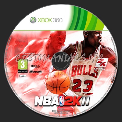 Nba 2k11 dvd label