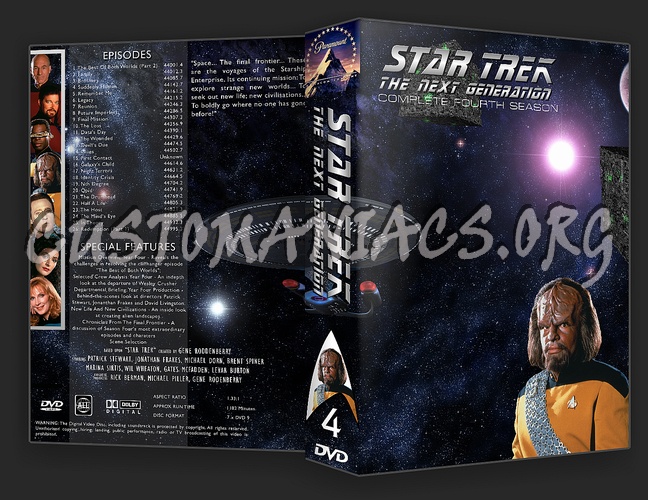 Star Trek The Next Generation Complete Series 1-7 dvd cover