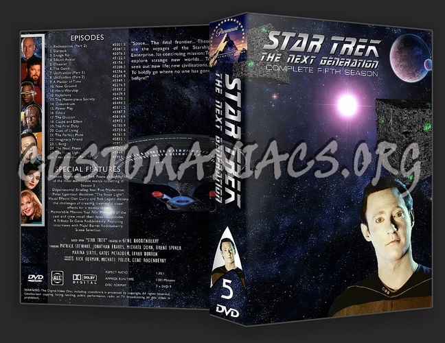 Star Trek The Next Generation Complete Series 1-7 dvd cover