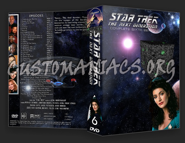 Star Trek The Next Generation Complete Series 1-7 dvd cover