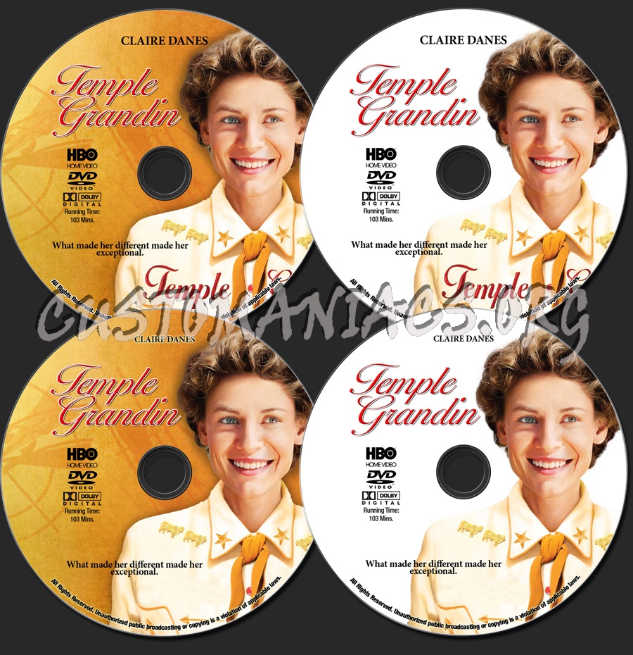 Temple Grandin dvd label