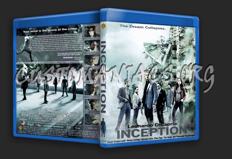 Inception blu-ray cover