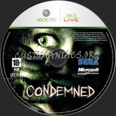 Condemned dvd label
