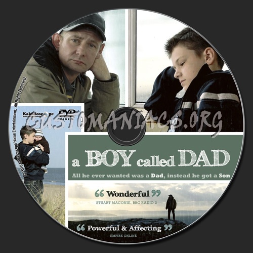 A Boy Called Dad dvd label