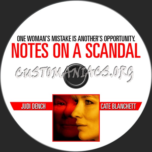 Notes On A Scandal dvd label