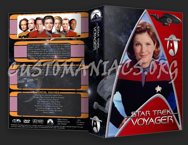 Complete Star Trek Voyager dvd cover