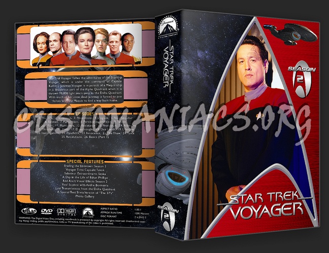 Complete Star Trek Voyager dvd cover