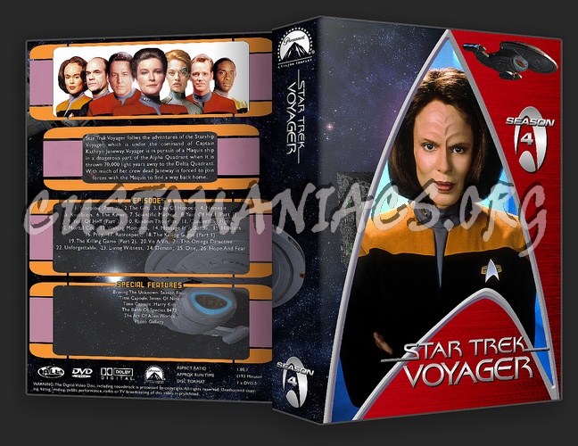 Complete Star Trek Voyager dvd cover