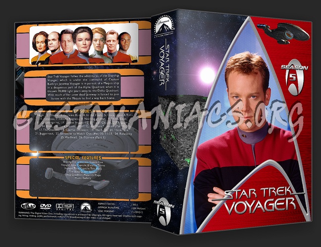 Complete Star Trek Voyager dvd cover