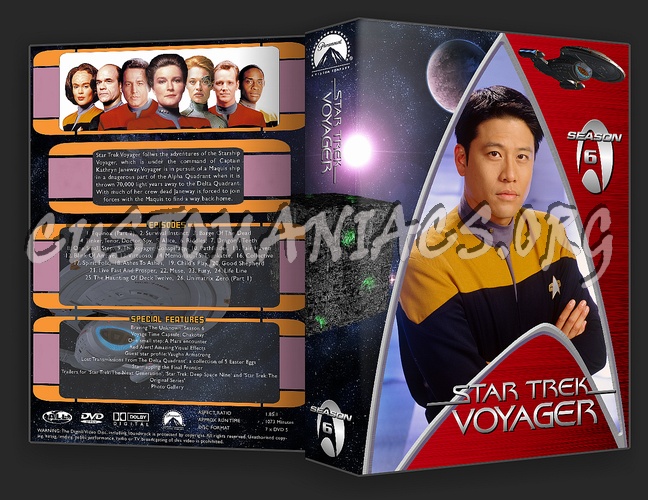Complete Star Trek Voyager dvd cover
