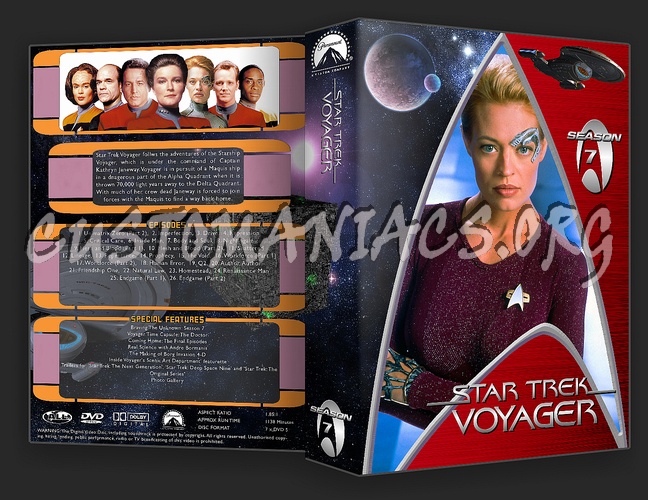 Complete Star Trek Voyager dvd cover