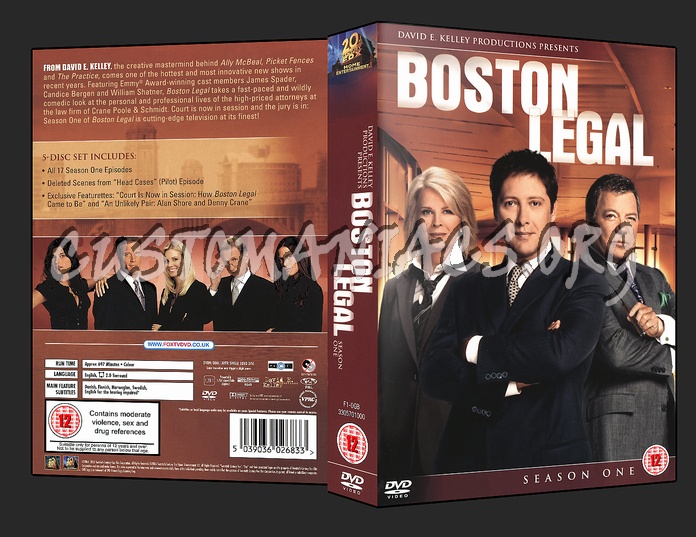 Boston Legal Season 1 dvd cover