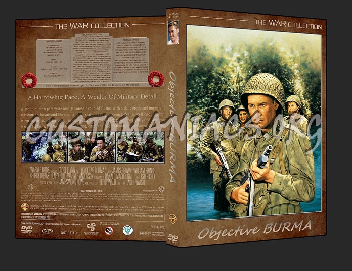 War Collection Objective Burma dvd cover