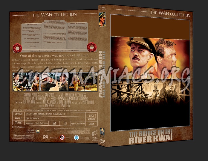 War Collection The Bridge on the River Kwai dvd cover