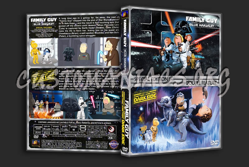 Family Guy Presents: Blue Harvest / Something, Something, Something Dark Side Double dvd cover