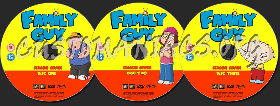 Family Guy - Season Seven dvd label