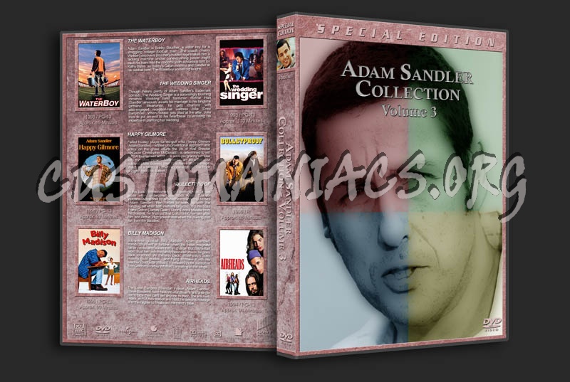 Adam Sandler Collection Vol. 3 dvd cover