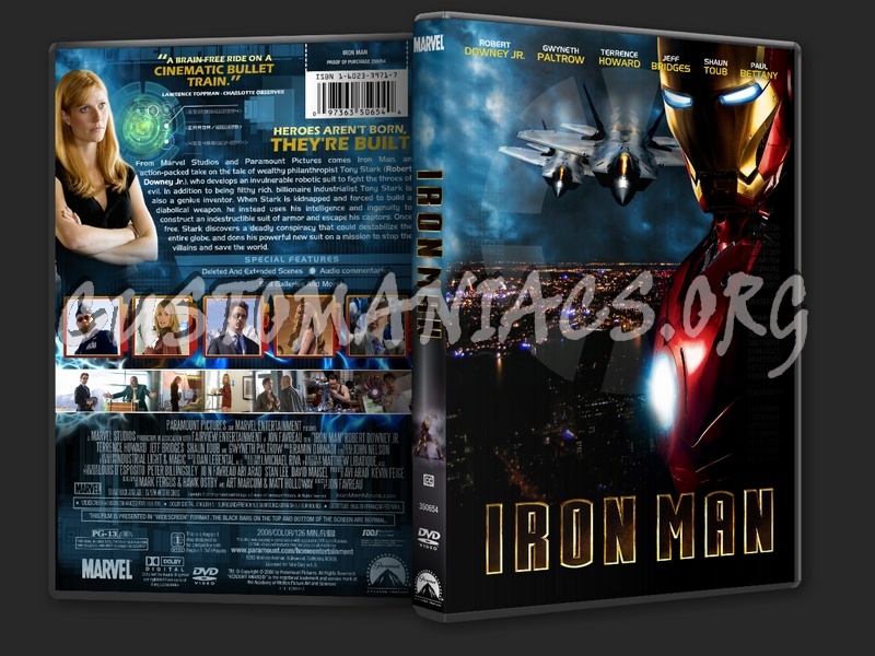 Iron Man dvd cover