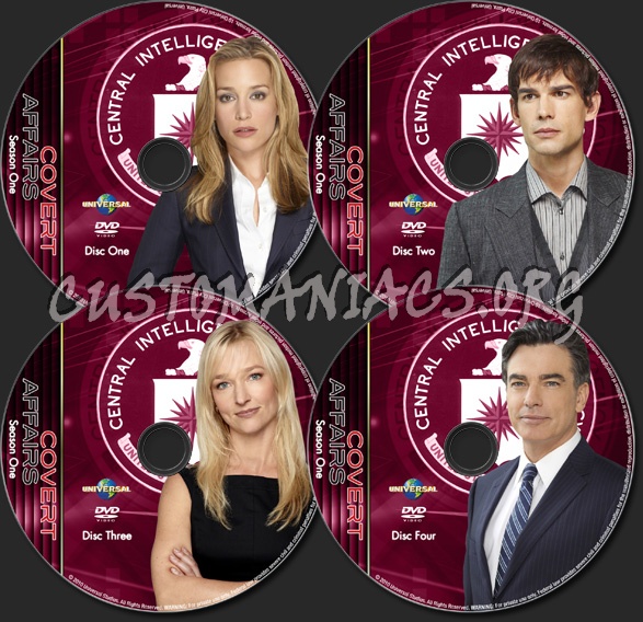 Covert Affairs - TV Collection dvd label