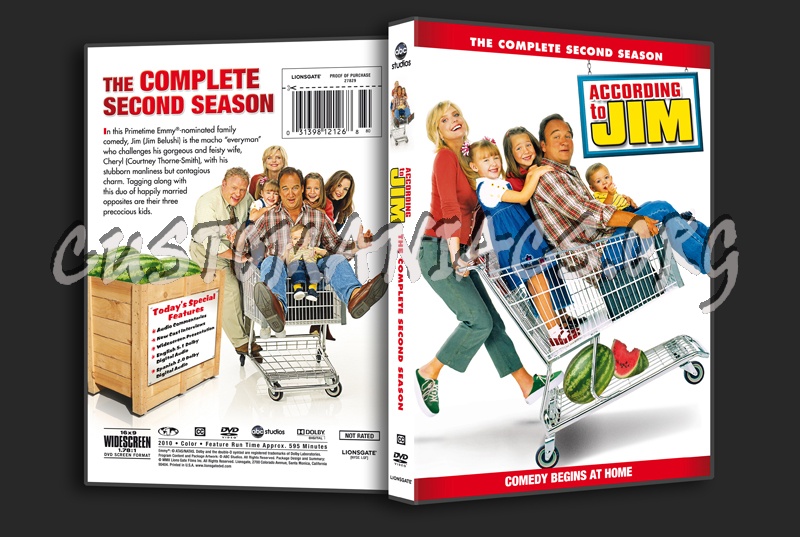 According to Jim Season 2 dvd cover