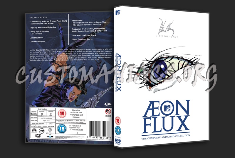 Aeon Flux The Animated Collection dvd cover