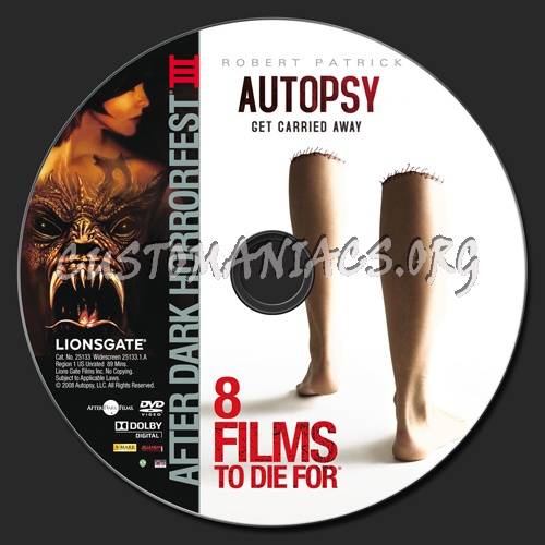 Autopsy dvd label