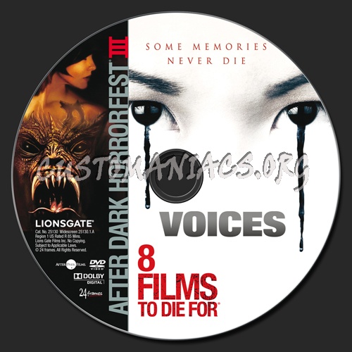 Voices dvd label