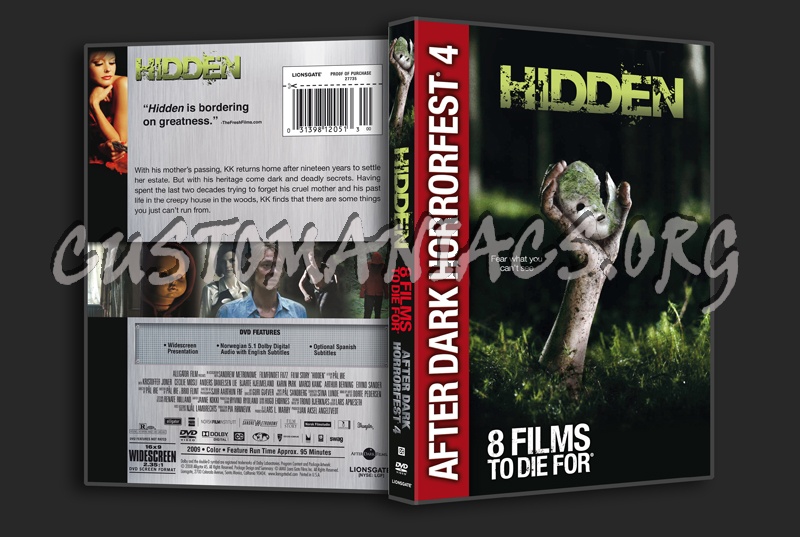 Hidden dvd cover