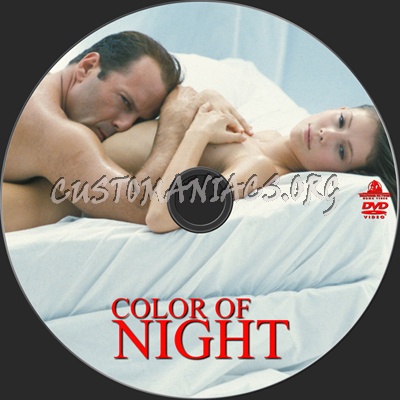Color of Night dvd label