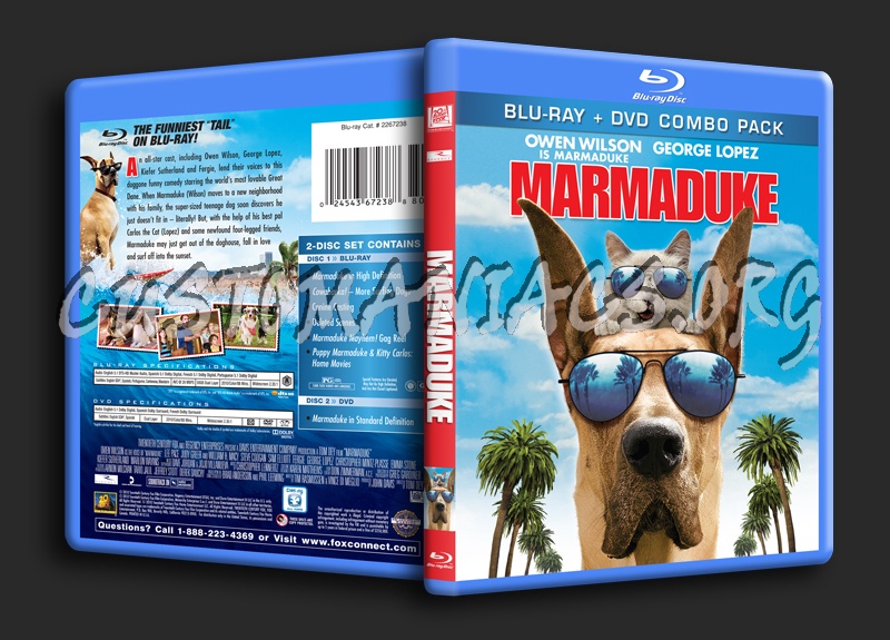 Marmaduke blu-ray cover