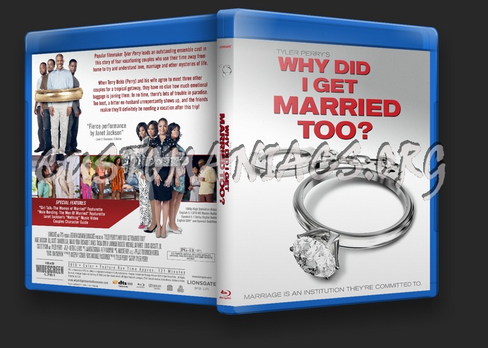 Tyler Perry's Why Did I Get Married Too? blu-ray cover