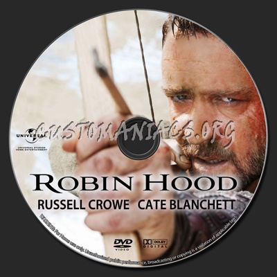 Robin Hood dvd label