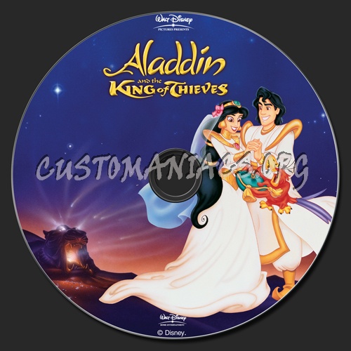 Aladdin and the King of Thieves dvd label