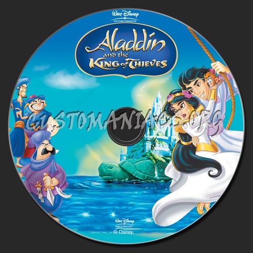 Aladdin and the King of Thieves dvd label