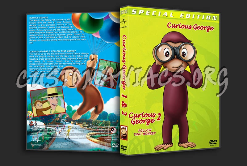 Curious George Double Feature dvd cover