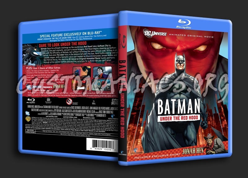 Batman Under The Red Hood blu-ray cover