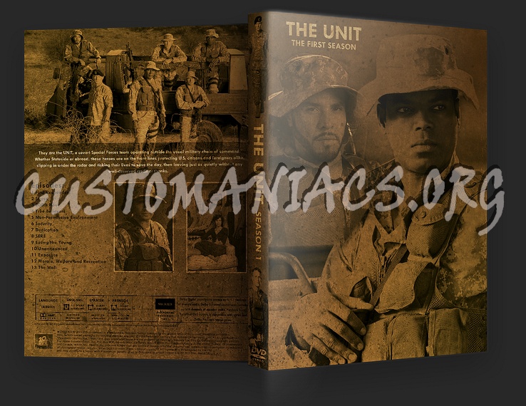 The Unit - Season 1 dvd cover