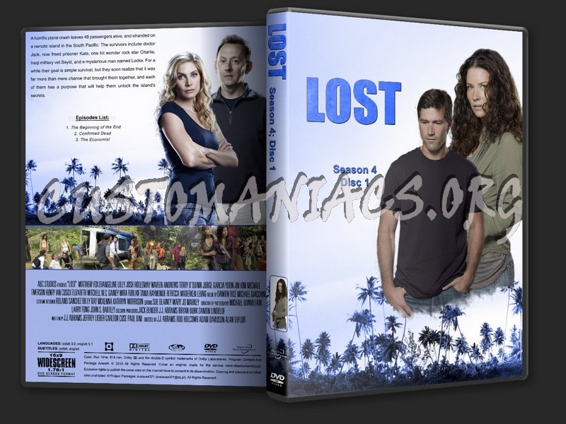 Lost Season 4 dvd cover