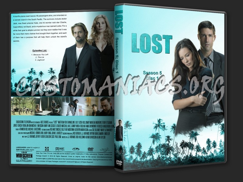 Lost Season 5 dvd cover