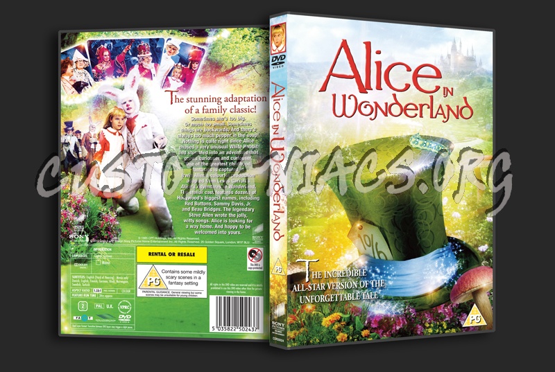 Alice in Wonderland (1985) dvd cover